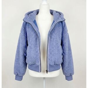 NEW FREE PEOPLE alpine sherpa jacket in peri
